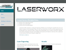 Tablet Screenshot of laserworks.co.nz